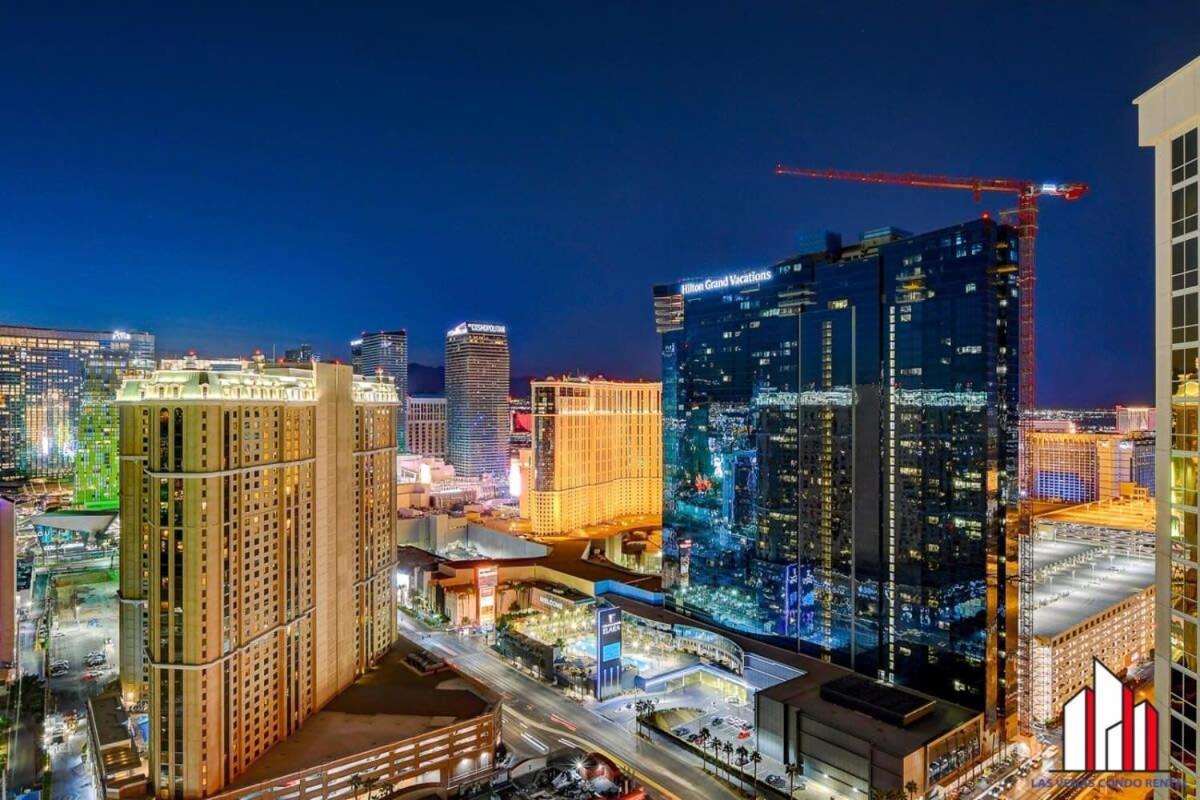 Mgm Signature-33-709 F1 Track & Strip View Balcony Las Vegas Exterior photo